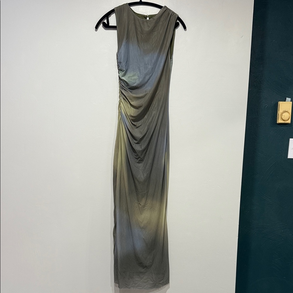 Commense Gray Draped Maxi Dress - Picture 4 of 8